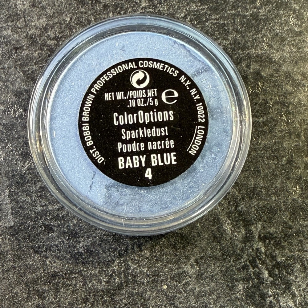 NEW Bobbi Brown Color Options Sparkledust 4 Baby Blue .18 oz SEALED Discontinued - Picture 4 of 6